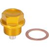 X AUTOHAUX 1 Set M18 x 1,5 Tappo di scarico magnetico per olio, colore oro