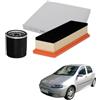 Somer Car Kit tagliando 3 filtri compatibile con Fiat Punto II 2 188 1.2 8v 44kw 60cv benzina