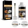 Rakiuty Primer Antiruggine per Auto,Convertitore di Ruggine e Primer,Convertitore Ruggine,Primer Antiruggine,Convertitore di Ruggine con Pennello,Convertitore di Ruggine 2 in 1 con Pennello (Bianco)