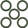 VGOL 5 Pezzi Di Ricambio O-ring Per Tubo Guida Per Astina Di Livello Olio 11437794698 Compatibile Con BMW Serie 1 Serie 3 X3 Z4 E87 E46 E90 E83 E85 Guarnizione O-ring