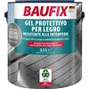 Baufix Gel Protettivo per Legno, Metallica Grigio Grafite, 2,5L