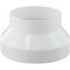 Ableholy Adattatore riduttore per tubo di sfiato in ABS, da 80 mm a 100 mm, per condotti di aspirazione, bianco (200-150)