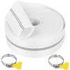 Nzkeuf Tubo Piatto 32mm (1 1/4 pollici) 10 metri, Tubo in tessuto piatto, pompe per acque luride e irrigazione - Resistente ai raggi UV, flessibile e durevole, Pompa da Giardino