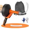 HELILBSRIAIN Sonda Sturatubi 10m - Molla Sturatubi Manuale ed Elettrica - Sturatubi per Cucina e Bagno con Accessori Completi Stura Tubi di Scarico