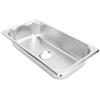 Asixxsix Lavello Bar in Acciaio Inossidabile, Lavello Cucina a Vasca Singola Lavello Rettangolare per Lavabo con Scarico Fognario 40 Mm, Lavello Piccolo a Vasca (Colore acciaio