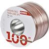 Emos non schermati zweidr athle itung 2 x 2,5 mm trasparente, 100 pezzi, S8324