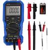 owon OW18E - Multimetro digitale Bluetooth, 20000 conti multimetri, voltmetro amperometro ohmmetro controllo circuito con fili di prova LCD retroilluminati, registratore dati T-Rms NCV