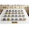Utilissimi EDITACASAD&Casa Set 24 Pomelli in Ceramica, Quadrati 35x35 mm, Stile Maiolica e Shabby Chic, Decori Assortiti per Mobili e Cucina
