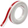 oibek Guida Paraschegge 3M 495207 Striscia di Protezione Antischegge Ricambio | Bianco per Paraschizzi di Guida Copertura Protettiva Bianco Compatibile con Binari di Guida FS/2, FS/2 KP, FSK