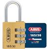 ABUS Lucchetto a Combinazione 165/30 - Codice Numerico, Ottone