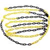 KATSU Tools KATSU Barriera a Catena in Plastica 25 Metri 6mm x 25m Alta Visibilità Catena a Maglie in Plastica Nero e Giallo per Avviso di Sicurezza Parcheggio, Controllo della Folla, Traffico, Coda 990940