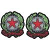 miss divisa Set 2 Patch Stemma OMRI Ordine al Merito della Repubblica Italiana gommato