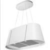 Faber Cappa A Isola Sospesa 345.0709.184 BEAT XL WH OPACO F80 Finitura Bianco Opaco Da 80 Cm