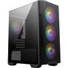MSI 306-7G20R21-809 MAG FORGE M100R Case Mini Tower Micro-ATX Mini-ITX Mesh 4 Ventole ARGB 120mm Vetro Temperato USB 3.2 colore Nero