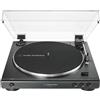 AUDIO TECHNICA Audio-Technica AT-LP60XBK Giradischi a Cinghia Completamente Automatico 33 1-3 e 45 rpm Preamplificatore Phono Integrato colore Nero