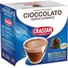 CRASTAN 1870 - Capsule compatibili Dolce Gusto - Cioccolato Gusto Classico - 1 Box da 10 Capsule - Senza Glutine