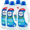 Napisan Detersivo Lavatrice Liquido Igienizzante Odorstop Freschezza Eucalipto Rimuove Macchie Germi Batteri Elimina i Cattivi Odori con Agenti Igienizzanti fino a 23 Lavaggi - 4 Flaconi da 1,15 Litri