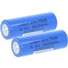 vhbw 2x ER17505 / SB-A01 (Size A) / LS17500 / ER17/50 batteria speciale - Batterie primarie (3600mAh, 3,6V, Li-MnO2)
