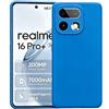KEJI Cover Custodia in TPU, Morbido Custodia Cover Slim Anti Scivolo Custodia Protezione Posteriore Cover Antiurto per Realme 16 Pro+/16 Pro Plus 5G (BLU ELETTRICO)