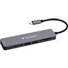 VERBATIM Hub multiporta USB C Essentials 7 porte