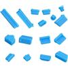 Generico Copertura Antipolvere per Porta Computer - Antipolvere da 16 Pezzi, Tappo USB RJ45 Audio Tipo C, Protezione Flessibile per Porta Laptop, Cappuccio | Protezione Audio USB