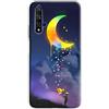 Mixroom - Cover Custodia Back case In TPU Silicone Morbida Per Huawei Nova 5T Fantasia Doni Della Luna L1149