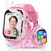 pmstuy Smartwatch Bambini GPS, 4G Orologio Smartwatch Bambini con Telefono Videochiamate Chiamate SOS Fotocamera, IP68 Impermeabile Orologio Bambino