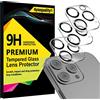 4youquality Confezione da 3 protezioni per obiettivo della fotocamera per iPhone 13 Pro Max (6,7 pollici) e iPhone 13 Pro (6,1), vetro temperato 9H, [LifetimeSupport] [Antigraffio] [Non influisce