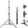 Soonpho 290cm AIR Pro Lampada Treppiede Aria Smorzata Stativo Fotografico Supporto Resistente per Luce,Stativo in Lega di Alluminio Rotante per Softbox,Fotografia