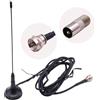 GodtKowty Antenna TV HD portatile, August DTA180, potente antenna con base magnetica, per cucina, camion, camera da letto, include cavo coassiale da 1,5 m per una migliore ricezione digitale