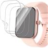 Stejnhge Pellicola idrogel 5pcs per Blackview Smartwatch R50 1.85, HD Trasparente TPU Pellicola Protettiva Morbida Protezione Schermo
