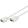 DIGITUS Cavo di seriale - D-Sub 9 a D-Sub 9 - maschio-maschio - 2,0 m - RS-232 - RS-485 - beige