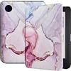 Caweet Custodia per Kobo Clara Colour/Kobo Clara BW 6 pollici 2024 Release, custodia in pelle PU ultra leggera con auto wake/sleep, marmo sognante
