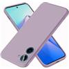 EASSGU Custodia per Realme 10 (4G) (6.4 Inches), Cover Morbida in Silicone TPU - Erba Viola