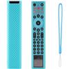 Getdoublerich Custodia protettiva per telecomando Hisense ERF6A66 TV a energia solare, in silicone, con guscio spesso e antiscivolo (blu luminoso)