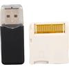 Denash Scheda Flash per Videogiochi con Chip ASIC, Prestazioni Ad Alta Efficienza Energetica Stabili e Veloci con Lettore di Schede, per NDSL NDSi NDSi XL 2DS 3DS 3DS XL NEW 3DS NEW (WHITE)