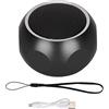 Ouitble Mini Altoparlante Bluetooth Portatile Simpatico Altoparlante Wireless minuscolo con Cordino per Doccia, Bici, Viaggio in Auto, Materiale in Lega di Alluminio, Potenza 4 W, (Nera)