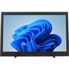 Dpofirs Monitor Portatile, Display per Computer HDMI IPS HD 1080P da 10 Pollici, Secondo Monitor Esterno per Laptop USB C, Doppi Altoparlanti, Monitor da Gioco per Laptop, PC, Console di