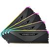 Corsair Vengeance RGB RT 64 GB (4 x 16 GB), DDR4 3200MHz C16 Memoria per Desktop, Illuminazione RGB Dinamica, Ottimizzato per AMD 300/400/500 Series, Compatibile con Intel 300/400/500 Series, Nero