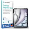 smartect Vetro Temperato 2 Pezzi per iPad Air 2024 13.0