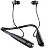 Poeloisy Auricolari Bluetooth 5.3 con archetto per il collo Sport, senza fili In-Ear con 30 ore di autonomia e display LED, IPX4 impermeabili, auricolari magnetici con microfono per corsa, fitness, palestra
