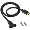 AAOTOKK Cavo Adattatore di Prolunga per Montaggio a Pannello Femmina USB 3.1 di Tipo C Gen 2,Supporta cavi di Ricarica,dati,Audio e Video per Samsung Note10,MacBook Air(1m/3Piede)