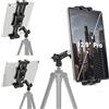 Cenawin Supporto Treppiede Tablet Treppiede Adattatore con Braccio Regolabile per Fotocamera Monopiede, Supporto Treppiede per iPad Pro iPad Air iPad Mini, 4,7-12,9 Tablet Smartphone