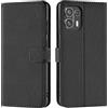 Verco custodia per Motorola Edge 20 Lite, Case per Motorola Edge 20 Lite Cover PU Pelle Portafoglio Protettiva, Nero