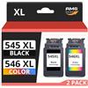 AMG Sales Cartucce per Canon 545 XL 546 XL Multipack Compatibile per Pixma TS3350 MG2550s TR4550 MX495 TS3150 TR4500 TS3351 TS3300 TR4600 TS3100 TS3151 TR4651