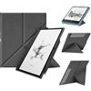 FINTIE Versatile Custodia per Boox Note Air 5 C (2025)/Air4 C/Air3 C/Air3 B/W 10.3 ePaper Tablet, Sottile Leggero Multi-angolo Cover Magnetica con Auto Sveglia/Sonno e Fibbia per Penna, Grigio