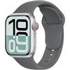 SRena C1A for Cinturino Apple Watch 38 40 41 42 44 45 46 mm,Ultra e Ultra 2,SE,Serie 7/8/9/10 - Compatibile con Tutti i Modelli,Grigio Fango Vulcanico