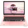 PINSTONE Celeron N4020(fino a 2,8 GHz), laptop touch 6 GB RAM, 128 GB SSD, pieghevole a 360°, display IPS 1366 x 768, webcam incorporata - rosa