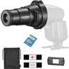 Godox AK-R21 Flash Projector, Projection Attachment Kit con Obiettivo da 65mm per Testa Flash Rotonda AD100Pro V1