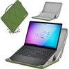 Smatree MS86T custodia rigida in EVA con supporto per 16 pollici ASUS Zenbook S16 UX5606, per ROG Zephyrus G16 2025/2024, per 15,6 pollici Vivobook S 15 M5506, per Vivobook 16 Flip TP3607, verde